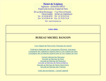 Tablet Screenshot of lepinay.org